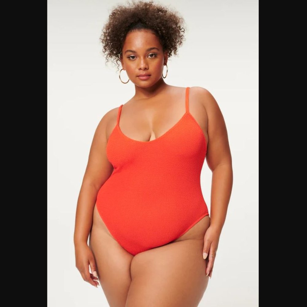 Good‎ American NEW Always Fits One Piece Red Swimsuit Swim Cute 4XL 5XL